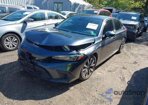 2022 Honda Civic Ex из США, поврежденный, VIN 2HGFE1F76NH311720